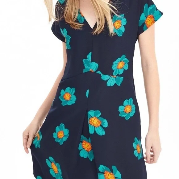 ecru mini dress Zip Front Ecru Mini Dress L